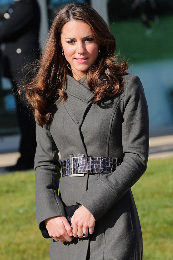 Belt coat Kate Middleton