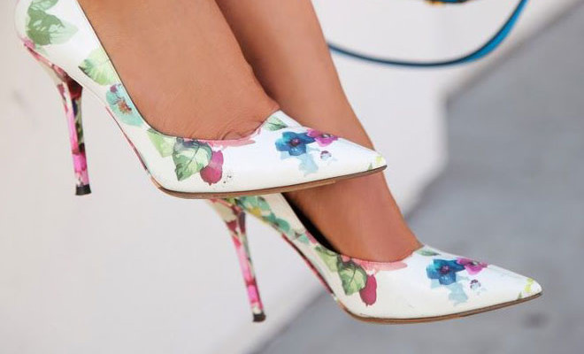 flower looks shoes