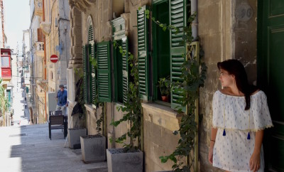 white dress for holidays to Malta