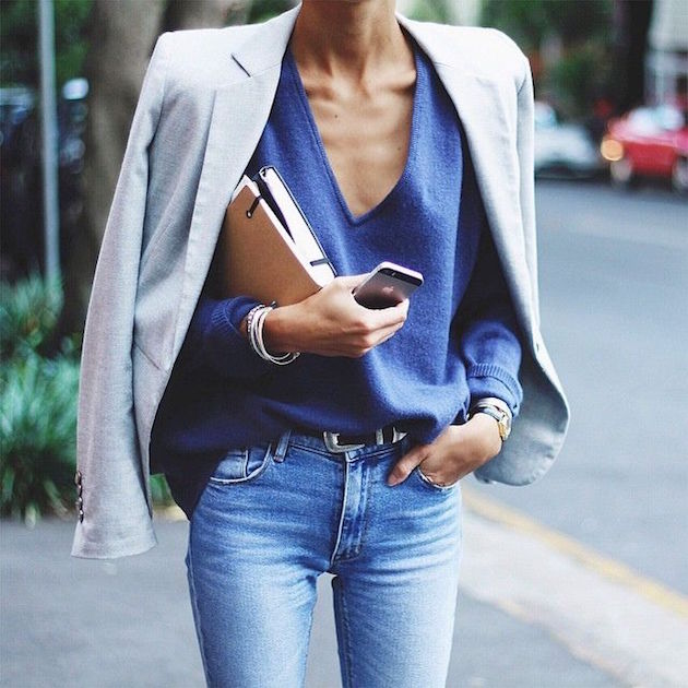 denim and jacket for autumn