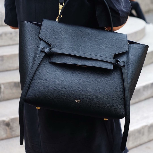 celine black handbag