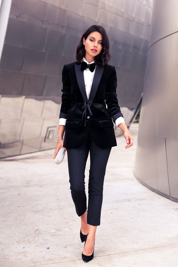 velvet suit elegant