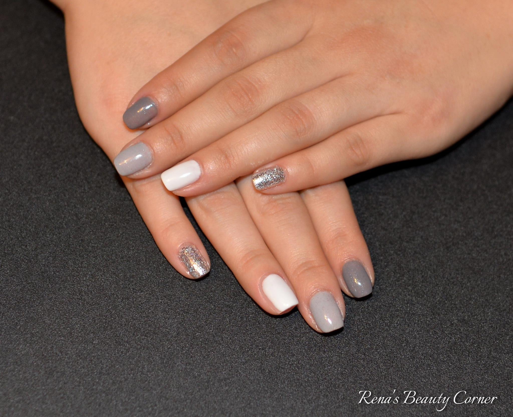 grey nail polish  